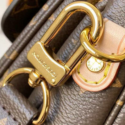 LV MESSENGER BAG 25 IN BROWN MONOGRAM CANVAS