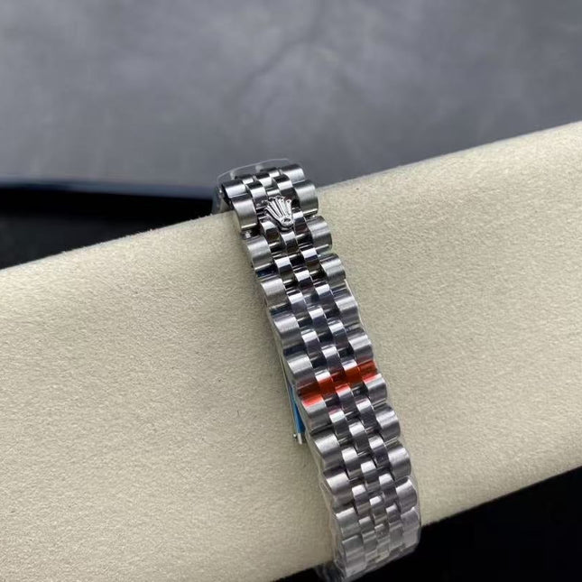 DATEJUST 31MM DIAMOND BEZEL STAINLESS STEEL IN BLACK