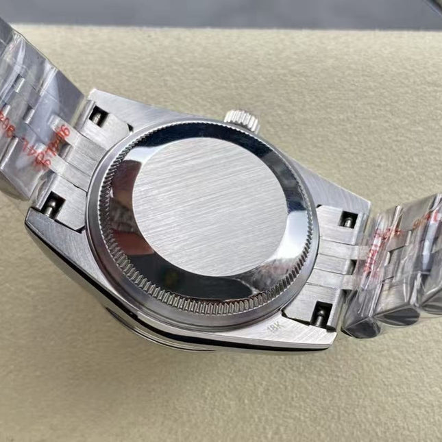DATEJUST 31MM DIAMOND BEZEL STAINLESS STEEL IN BLACK