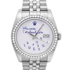 DIAMOND ROLEX DATEJUST WATCH WITH HIDDEN CLASP