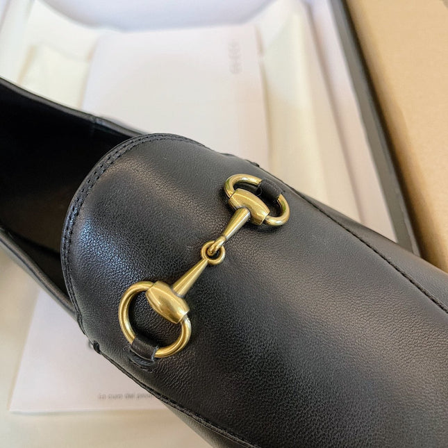 GG LOAFERS MULES BLACK