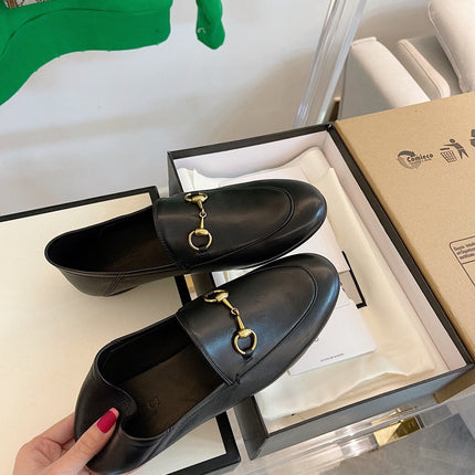 GG LOAFERS MULES BLACK