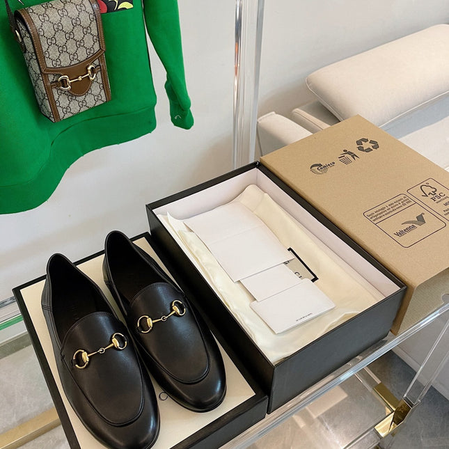 GG LOAFERS MULES BLACK