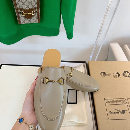 GG SLIPPER MULES BEIGE