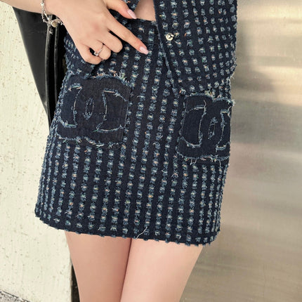 CC 25 Denim Set Blue Cotton