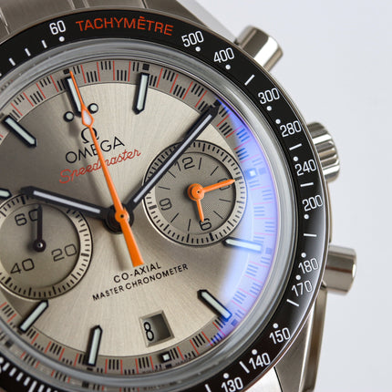 SPEEDMASTER RACING WATCH SILVER CASE
