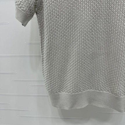 MIUMIU SHORT-SLEEVE KNIT POLO 269487