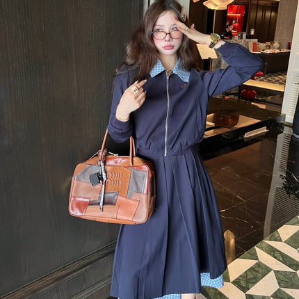 MIUMIU TOP & SKIRT SET STYLE 132