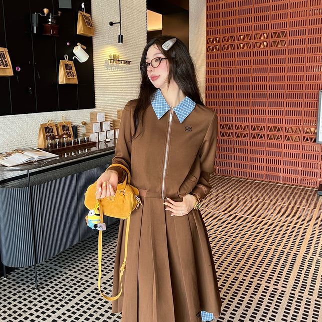 MIUMIU TOP & SKIRT SET STYLE 131