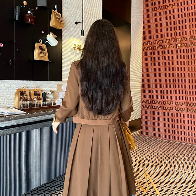 MIUMIU TOP & SKIRT SET STYLE 131