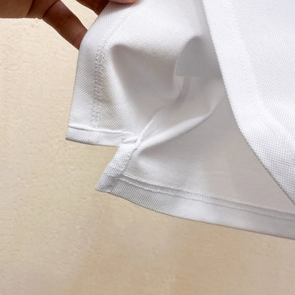 LV POLO WHITE AND BLACK TRIM LONG-STAPLE COTTON 238771