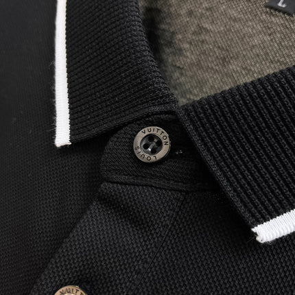 LV POLO BLACK LONG-STAPLE COTTON 238770