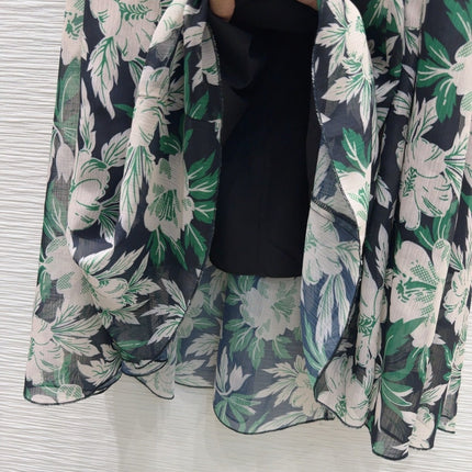 Loewe 2025 Floral Skirt Polyester Fiber