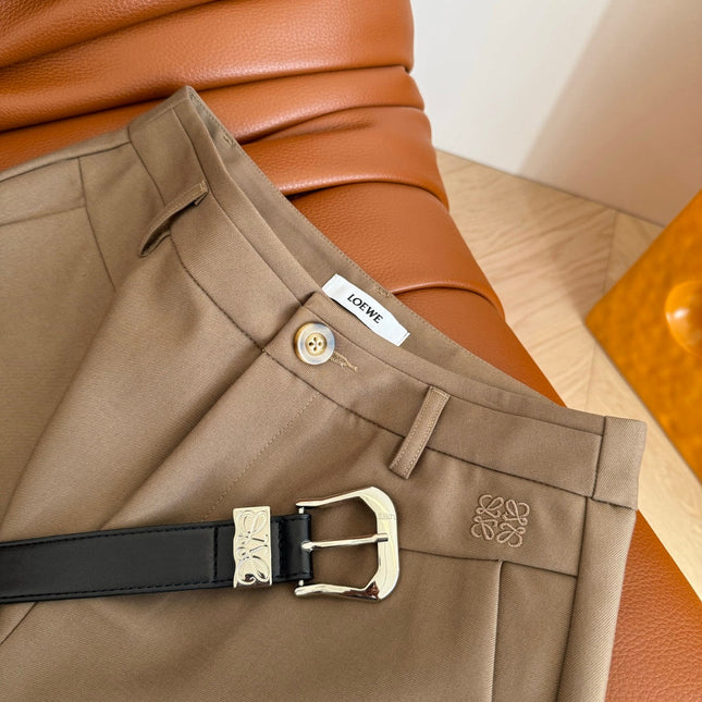 Loewe Short With Belt Polyester Fiber