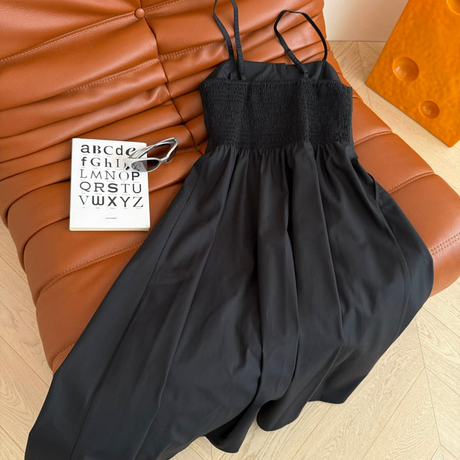 CC 25 double C Dress Black Cotton