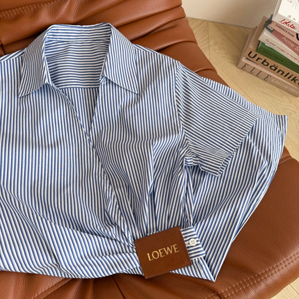 STRIPED POLO DRESS 25S IN COTTON 265762