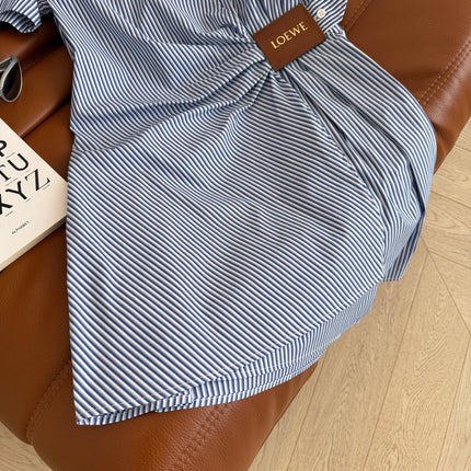 STRIPED POLO DRESS 25S IN COTTON 265762