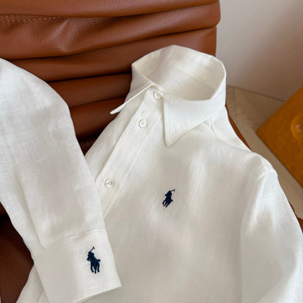 CLASSIC SHIRT OLD MONEY STYLE 25S IN LINEN 265753