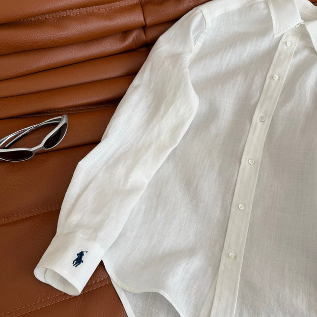 CLASSIC SHIRT OLD MONEY STYLE 25S IN LINEN 265753