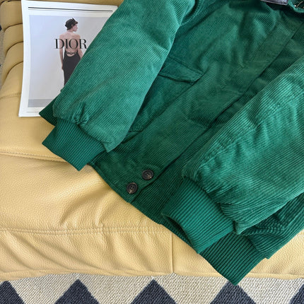 MIUMIU VELVET PADDED JACKET STYLE 472