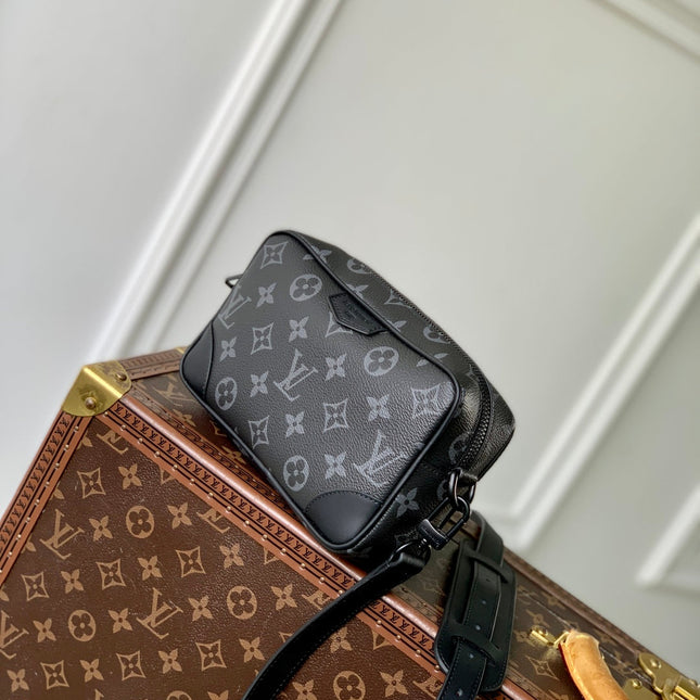 TROCADERO BAG 20 IN BLACK MONOGRAM ECLIPSE CANVAS