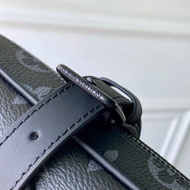TROCADERO BAG 20 IN BLACK MONOGRAM ECLIPSE CANVAS