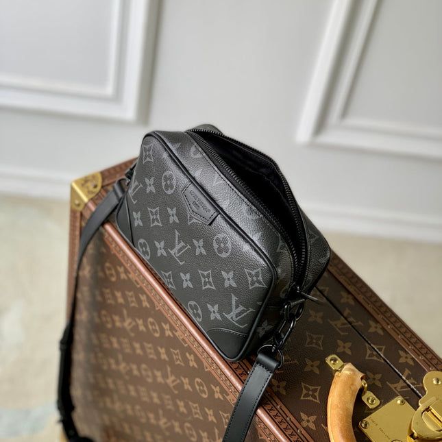 TROCADERO BAG 20 IN BLACK MONOGRAM ECLIPSE CANVAS