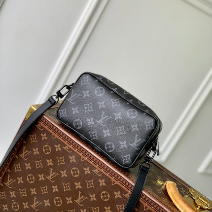 TROCADERO BAG 20 IN BLACK MONOGRAM ECLIPSE CANVAS