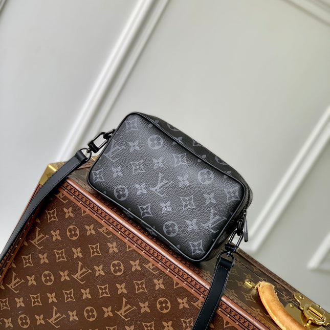TROCADERO BAG 20 IN BLACK MONOGRAM ECLIPSE CANVAS