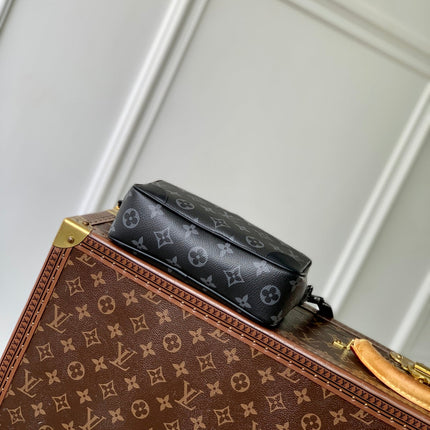 TROCADERO BAG 20 IN BLACK MONOGRAM ECLIPSE CANVAS