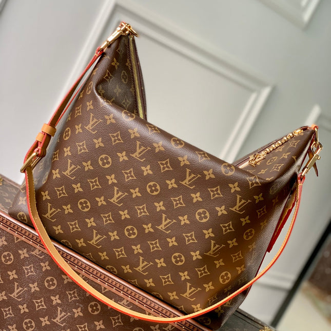 VAGABOND HOBO 38 IN BROWN MONOGRAM CANVAS