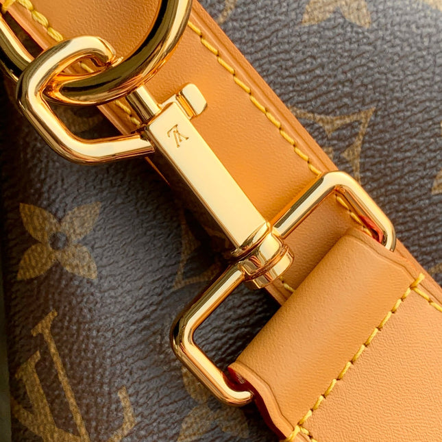 VAGABOND HOBO 38 IN BROWN MONOGRAM CANVAS