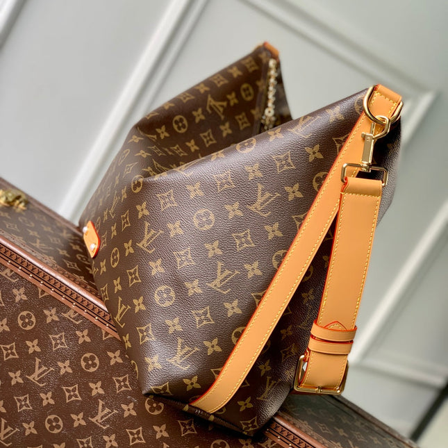VAGABOND HOBO 38 IN BROWN MONOGRAM CANVAS