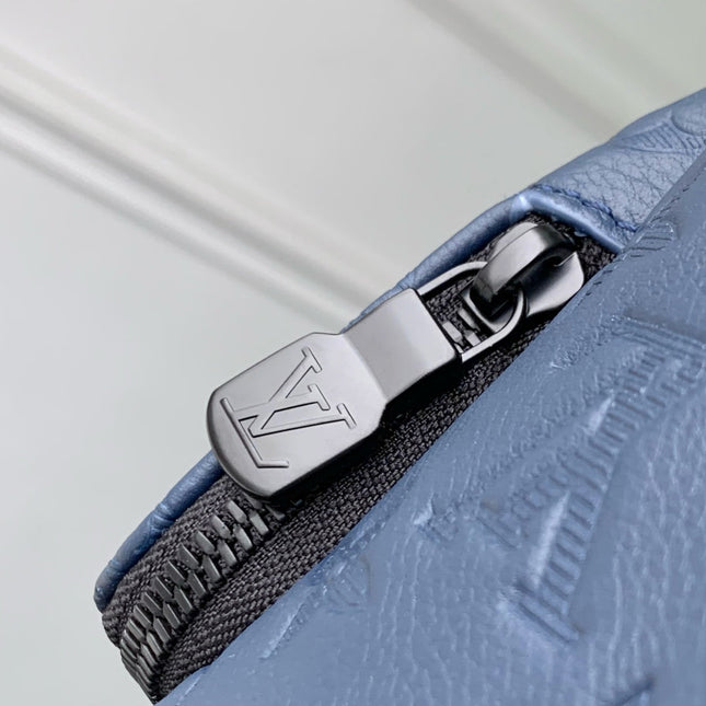 RUSH BUMBAG 30 IN DARK BLUE MONOGRAM SHADOW CALFSKIN