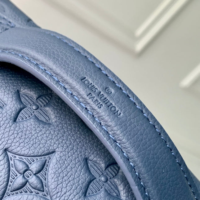 RUSH BUMBAG 30 IN DARK BLUE MONOGRAM SHADOW CALFSKIN