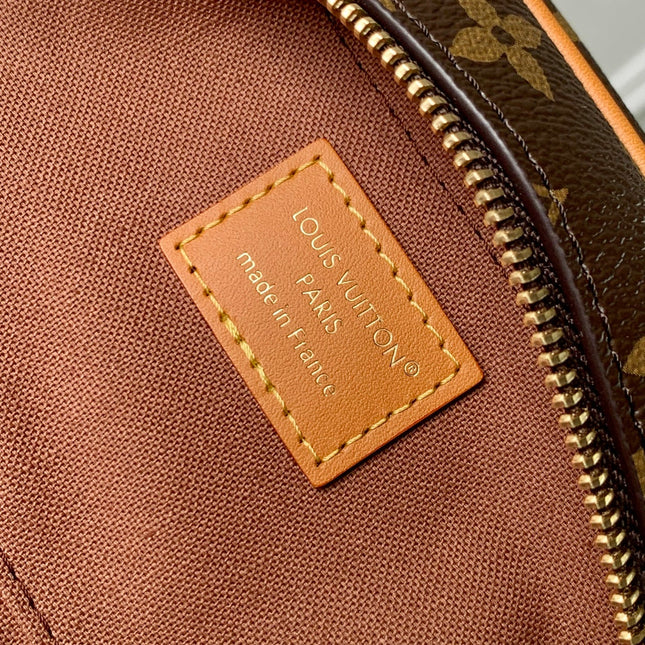 MINI SOFT TRUNK 18 IN BROWN MONOGRAM CANVAS GOLD HARDWARE