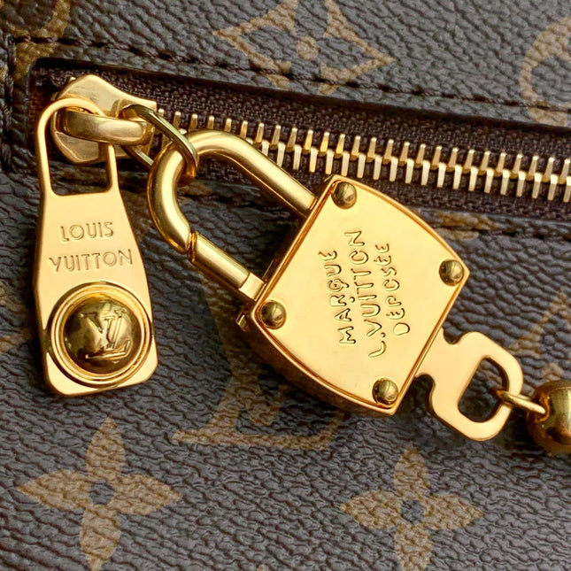 MINI SOFT TRUNK 18 IN BROWN MONOGRAM CANVAS GOLD HARDWARE