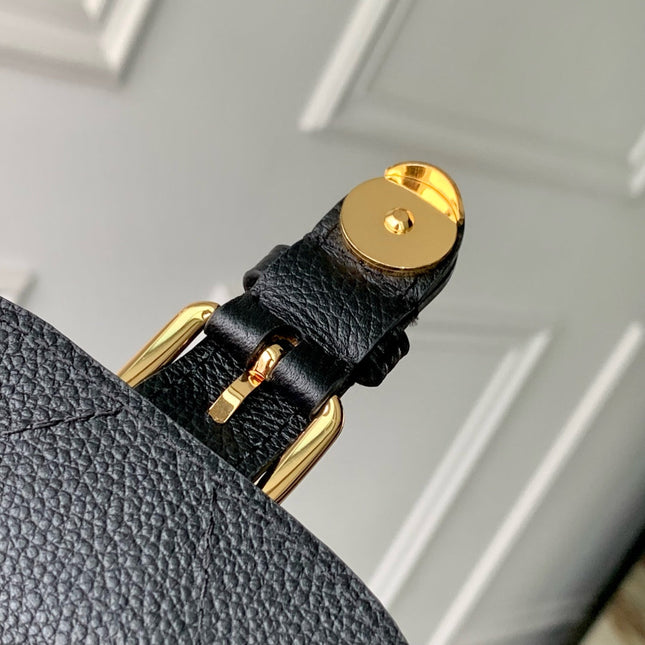 BACKUP BACKPACK 22 IN BLACK MONOGRAM EMPREINTE LEATHER