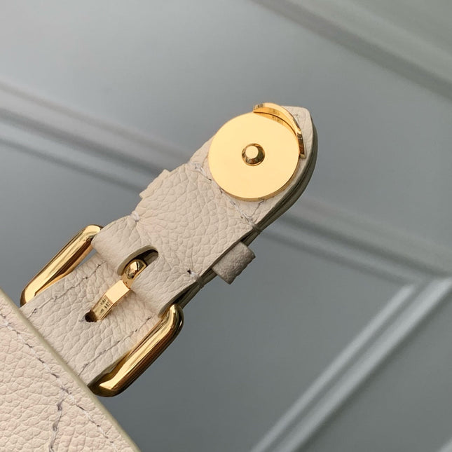 BACKUP BACKPACK 22 IN CREAM MONOGRAM EMPREINTE LEATHER