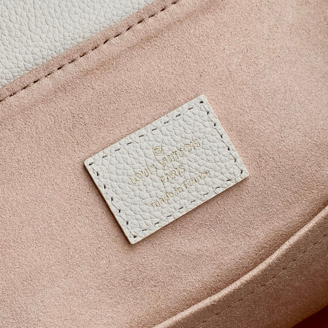 BACKUP BACKPACK 22 IN CREAM MONOGRAM EMPREINTE LEATHER