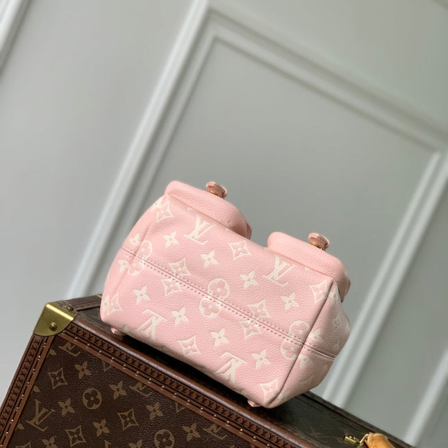 BACKUP BACKPACK 22 IN LIGHT PINK MONOGRAM EMPREINTE LEATHER