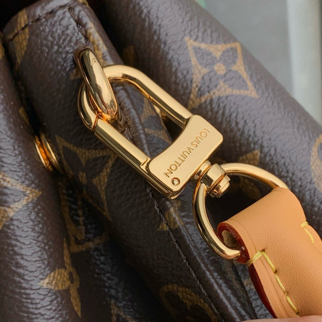 HIDE AWAY MM 36 IN BROWN MONOGRAM COATED CANVAS AND CALFSKIN