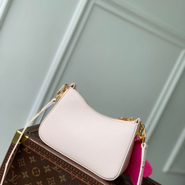 MARELLINI LV X TM 19 IN PINK CHEEKY CHERRY BLOSSOM EPI CALFSKIN