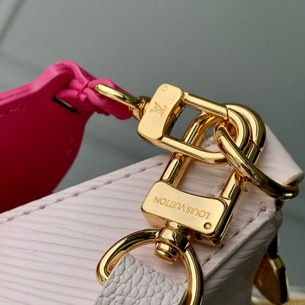MARELLINI LV X TM 19 IN PINK CHEEKY CHERRY BLOSSOM EPI CALFSKIN