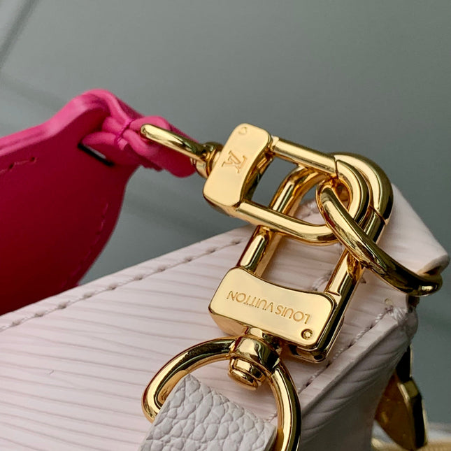 MARELLINI LV X TM 19 IN PINK CHEEKY CHERRY BLOSSOM EPI CALFSKIN