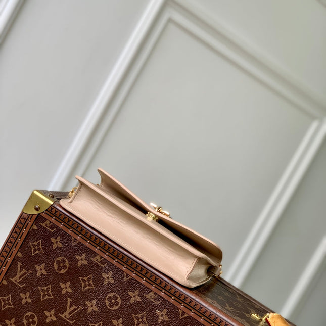 WALLET ON CHAIN BLOOM 20 IN BEIGE CALFSKIN