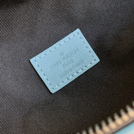 RUSH BUMBAG 30 IN SKY BLUE MONOGRAM SHADOW CALFSKIN