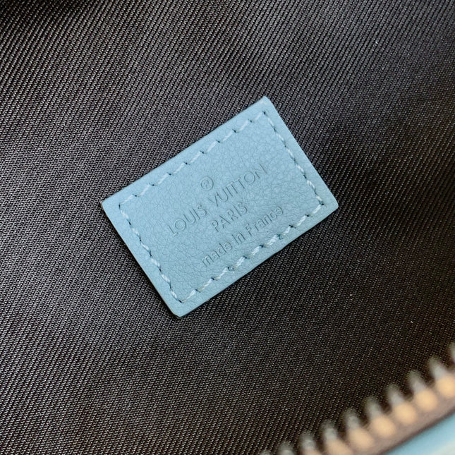 RUSH BUMBAG 30 IN SKY BLUE MONOGRAM SHADOW CALFSKIN