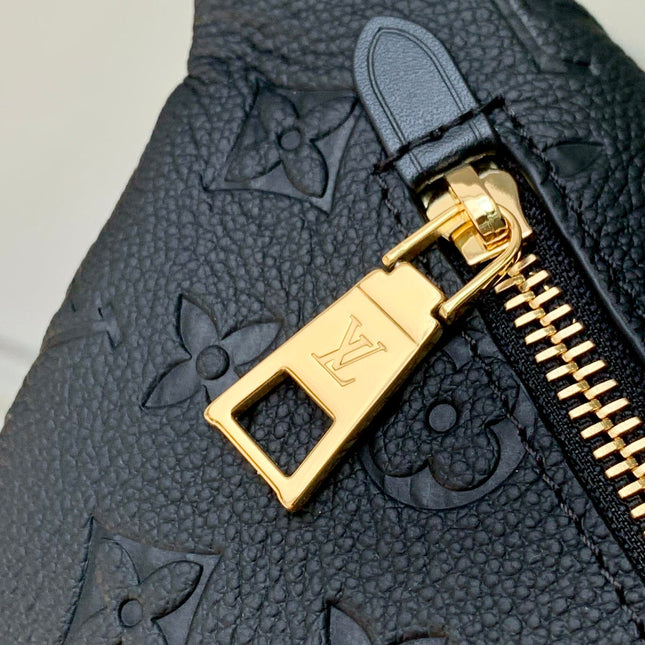 HIGH RISE 31 IN BLACK MONOGRAM EMPREINTE CALFSKIN EMBOSSED LOGO