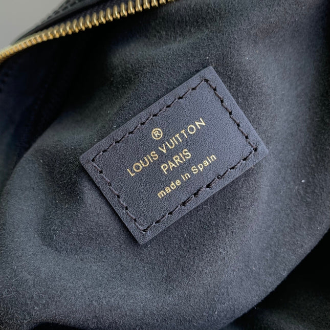 HIGH RISE 31 IN BLACK MONOGRAM EMPREINTE CALFSKIN EMBOSSED LOGO
